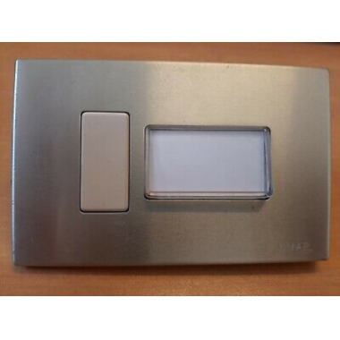 PULSANTE TARGHETTA LUMINOSA 10A 1 FORO - VIMAR 08581 product photo Photo 01 3XL
