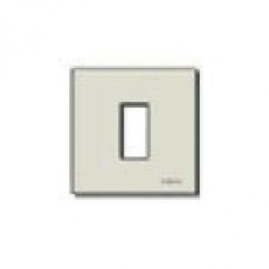 PLACCA 1 MODULO ALLUMINIO SCATTO ORO SERIE 8000 - VIMAR 08605 product photo Photo 01 3XL