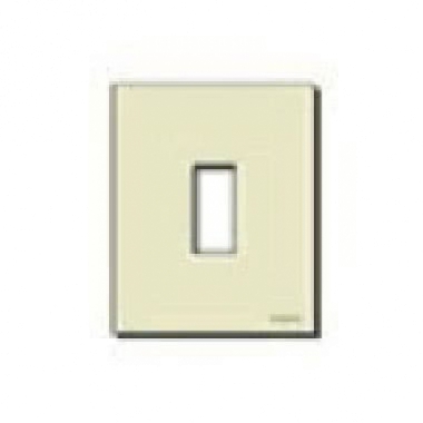 PLACCA 1 MODULO RESINA SCATTO AVORIO SERIE 8000 - VIMAR 08605.A product photo Photo 01 3XL