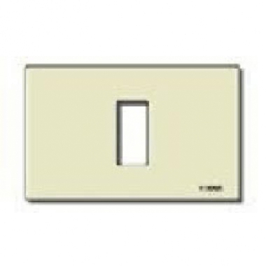 PLACCA 1 POSTO RESINA SCATTO AVORIO SERIE 8000 - VIMAR 08635.A product photo Photo 01 3XL