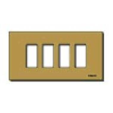 8000-PLACCA 4F SCATTO ALLUMINIO BRONZO - VIMAR 08638.BR - VIMAR 08638.BR product photo Photo 01 3XL