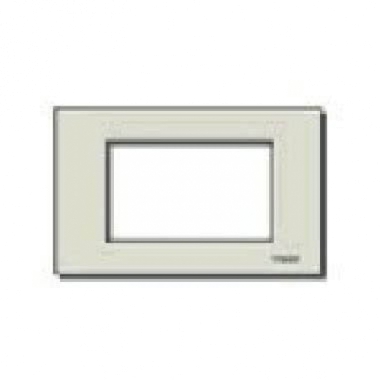PLACCA 3 MODULI SP ALLUMINIO SCATTO ORO - VIMAR 08657 product photo Photo 01 3XL
