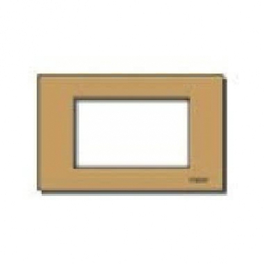 PLACCA 3 MODULI SP ALLUMINIO SCATTO BRONZO - VIMAR 08657.BR product photo Photo 01 3XL
