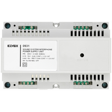 ALIMENTATORE CITOFONICO SOUND SYSTEM ELVOX - VIMAR 0931 product photo Photo 01 3XL