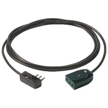 CAVO PROLUNGA 3G1+SPINA PIATTA 5M NERO - VIMAR 0P32389 - VIMAR 0P32389 product photo Photo 01 3XL