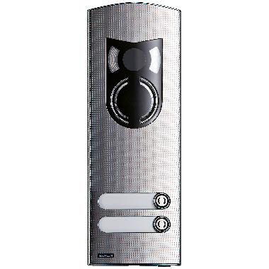 PLACCA A/V 2M IK10 2 TASTI ACCIAIO - VIMAR 1222 product photo Photo 01 3XL