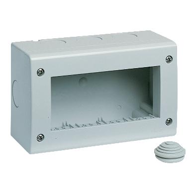8000S/IDEA-CONTENITORE IP40 4M GRIGIO - VIMAR 13045 - VIMAR 13045 product photo Photo 01 3XL