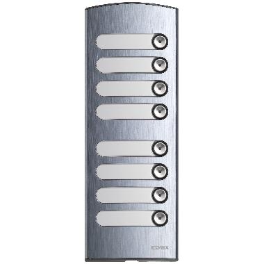 PLACCA SUPPL. 2M CON 8 TASTI ALLUMINIO - VIMAR 1358 - VIMAR 1358 product photo Photo 01 3XL