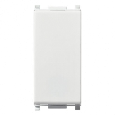 DEVIATORE UNIPOLARE SERIE PLANA BIANCA ILLUMINABILE - VIMAR 14004 product photo Photo 01 3XL