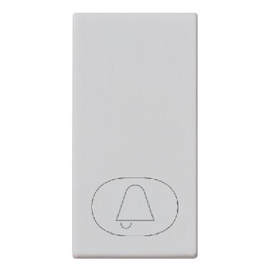 PLANA-TASTO 1M.SIMB.CAMPANELLO SILVER - VIMAR 14021.C.SL - VIMAR 14021.C.SL product photo Photo 01 3XL