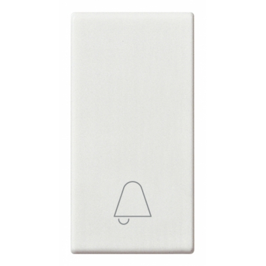 COPRITASTO VIMAR PLANA 1 MODULO SIMBOLO CAMPANELLO - VIMAR 14021.C product photo Photo 01 3XL