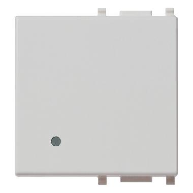 PLANA-TASTO 2M ILLUMIN.AD ANELLO SILVER - VIMAR 14022.SL - VIMAR 14022.SL product photo Photo 01 3XL