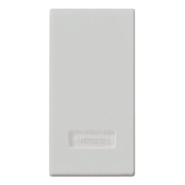 COPRITASTO 1 MODULO DIFFUSORE SILVER SERIE PLANA - VIMAR 14026.SL product photo Photo 01 3XL