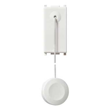 PULSANTE 1P NO 10A TIRANTE BIANCO SERIE PLANA - VIMAR 14052 product photo Photo 01 3XL