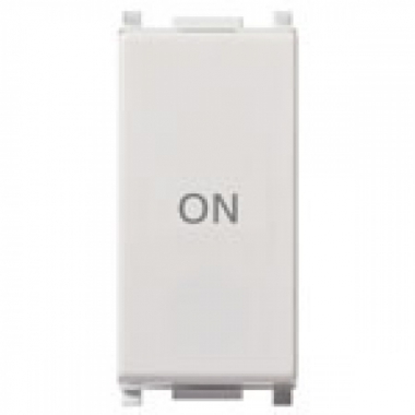 PULSANTE 1P NO+NC 10A SIMBOLO ON BIANCO - VIMAR 14056.34 product photo Photo 01 3XL