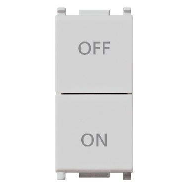 PLANA-2 PULS.IND.NO+NC 10A SIMB.ON-OFF SILVER - VIMAR 14058.SL - VIMAR 14058.SL - VIMAR 14058.SL product photo Photo 01 3XL