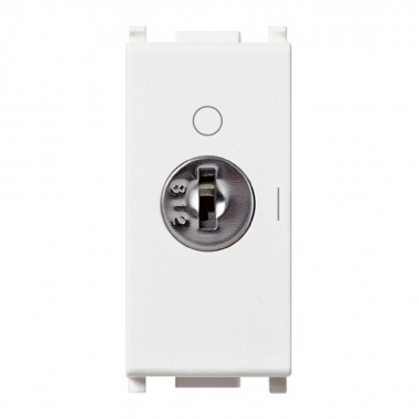 INTERRUTTORE A CHIAVE VIMAR PLANA 2P 16AX BIANCO - VIMAR 14083 product photo Photo 01 3XL