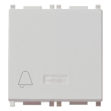 PLANA-PULSANTE SET/RESET X CHIAM.EMERG.SILVER - VIMAR 14183.SL product photo Photo 01 3XL