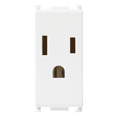 PLANA-PRESA 2P+T 15A 127V STD USA+SASO BIAN - VIMAR 14245 - VIMAR 14245 - VIMAR 14245 product photo Photo 01 3XL