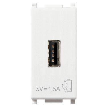 PLANA-UNITA'ALIMENTAZIONE USB 5V1,5A 1M BIANCO - VIMAR 14292 - VIMAR 14292 product photo Photo 01 3XL