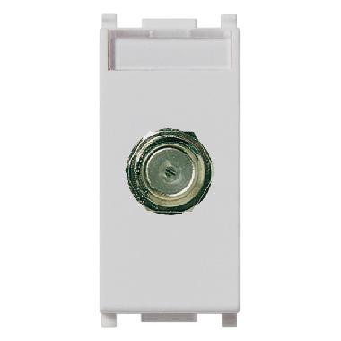 PLANA-PRESA TV CONNETTORE F SILVER - VIMAR 14318.SL - VIMAR 14318.SL product photo Photo 01 3XL