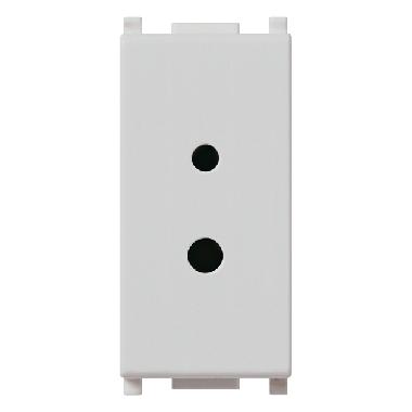 PLANA-PRESA POLAR.2P 6A 24V SILVER - VIMAR 14331.SL product photo Photo 01 3XL