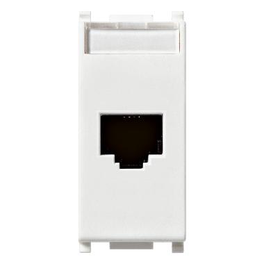 PLANA-PRESA RJ45 NETSAFE CAT6 FTP BIANCO - VIMAR 14339.14 - VIMAR 14339.14 product photo Photo 01 3XL