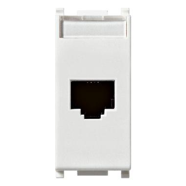 PLANA-PRESA RJ45 NETS.CAT5E UTP 110 BIANCO - VIMAR 14339.4 - VIMAR 14339.4 product photo Photo 01 3XL