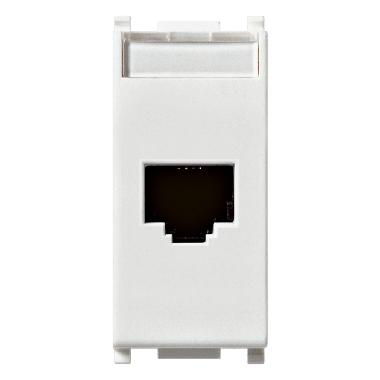 PLANA-PRESA RJ45 NETS.CAT5E FTP110 BIANCO - VIMAR 14339.5 - VIMAR 14339.5 product photo Photo 01 3XL