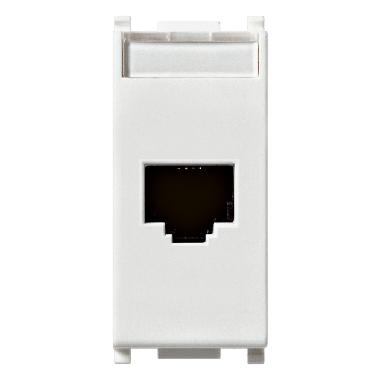 PLANA-PRESA RJ45 NETS.CAT6 UTP 110 BIANCO - VIMAR 14339.6 - VIMAR 14339.6 product photo Photo 01 3XL