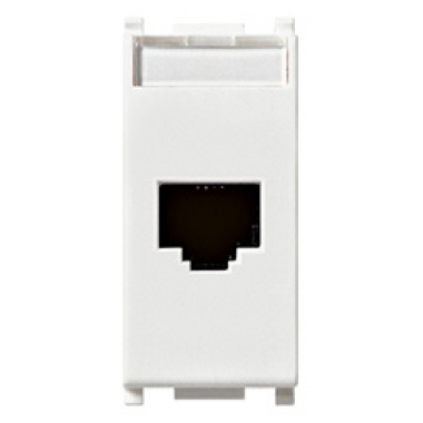 PRESA RJ45 NETSAFE CAT6 UTP BIANCO SERIE PLANA - VIMAR 14339.13 product photo Photo 01 3XL