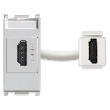 PLANA-PRESA HDMI SILVER - VIMAR 14346.SL - VIMAR 14346.SL - VIMAR 14346.SL product photo Photo 01 3XL