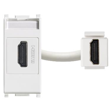 PLANA-PRESA HDMI BIANCO - VIMAR 14346 - VIMAR 14346 product photo Photo 01 3XL