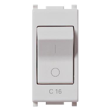 PLANA-INTERR.MT 1P+N C16 120-230V 1,5KA SILVER - VIMAR 14405.16.SL - VIMAR 14405.16.SL product photo Photo 01 3XL