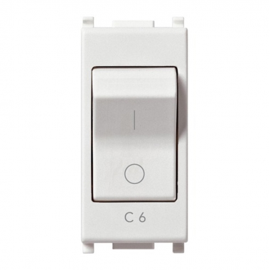 PLANA-INTERR.MT 1P+N C6 120-230V 1,5KA BIANCO - VIMAR 14405.06 - VIMAR 14405.06 product photo Photo 01 3XL