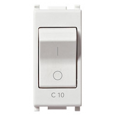 INTERRUTTORE MT VIMAR PLANA 1P+N C10 120-230V SERIE PLANA - VIMAR 14405.10 product photo Photo 01 3XL