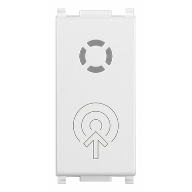 ADATTATORE  X INSERITORE BY-ALARM PLUS 1 MODULO BIANCO - VIMAR 14477 product photo Photo 01 3XL