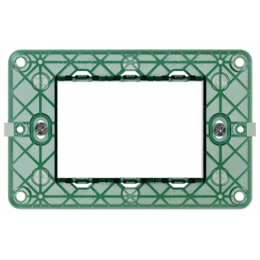 SUPPORTO 3 MODULI PER SCATOLA 503 SERIE PLANA - VIMAR 14613 product photo Photo 01 3XL