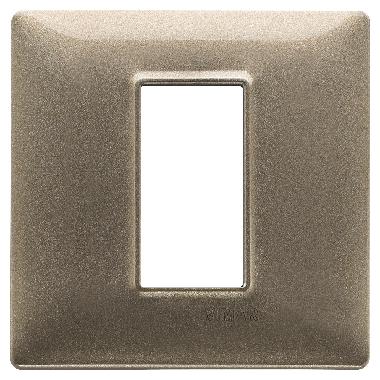 PLANA-PLACCA 1M METALLO BRONZO METALLIZZATO - VIMAR 14641.70 - VIMAR 14641.70 product photo Photo 01 3XL