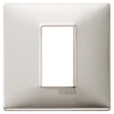 PLANA-PLACCA 1M METALLO ALLUMINIO SPAZZOLATO - VIMAR 14641.81 - VIMAR 14641.81 product photo Photo 01 3XL