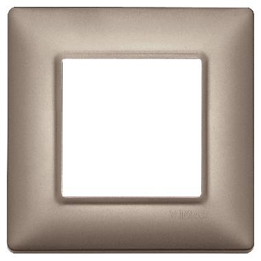 Vimar Plana Placca 2M nichel perlato - VIMAR 14642.74 product photo Photo 01 3XL