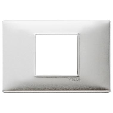PLANA-PLACCA 2M.CENTR.METALLO ALLUMINIO SPAZZOLATO - VIMAR 14652.81 - VIMAR 14652.81 product photo Photo 01 3XL