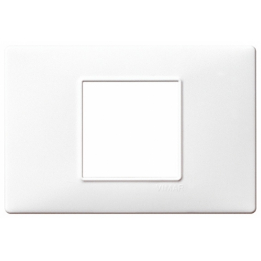 PLACCA 2 MODULI CENTRALI BIANCO - VIMAR 14652.01 product photo Photo 01 3XL