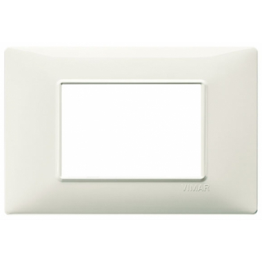 PLACCA 3 MODULI SERIE PLANA COLORE AVORIO - VIMAR 14653.02 product photo Photo 01 3XL
