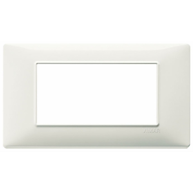 PLACCA 4 MODULI SERIE PLANA COLORE AVORIO - VIMAR 14654.02 product photo Photo 01 3XL