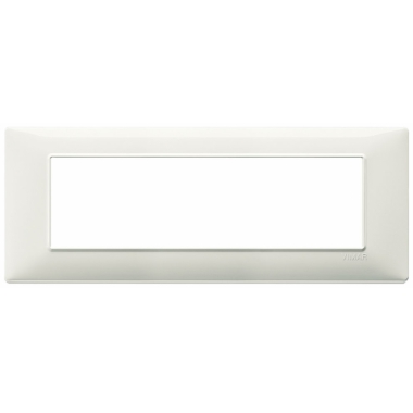 PLACCA 7 MODULI SERIE PLANA COLORE AVORIO - VIMAR 14657.02 product photo Photo 01 3XL