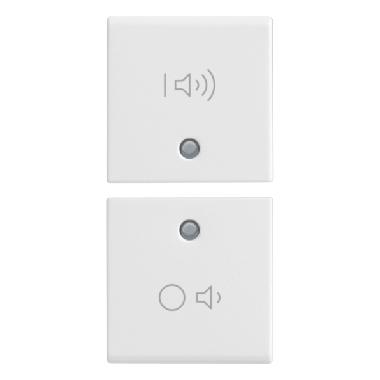 DUE MEZZI TASTI 1M ON/OFF VOLUME BIANCO - VIMAR 14751.4 - VIMAR 14751.4 product photo Photo 01 3XL