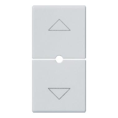 DUE MEZZI TASTI 1M SIMBOLI FRECCE SILVER - VIMAR 14755.2.SL - VIMAR 14755.2.SL product photo Photo 01 3XL