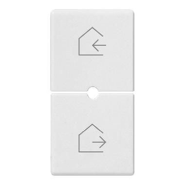 DUE MEZZI TASTI 1M SCENARI BIANCO - VIMAR 14755.6 - VIMAR 14755.6 product photo Photo 01 3XL