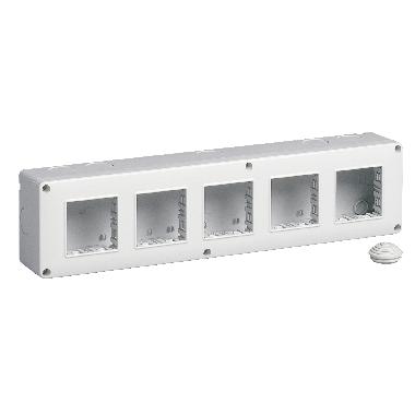 EIKON/ARKE'/PLANA-CONTENITORE IP40 10M (2X5) ORIZZ - VIMAR 14815 - VIMAR 14815 product photo Photo 01 3XL